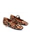 Kindep Round Toe Daily Women's Ballerinas Leopard