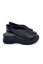 Z250 Women's Genuine Leather Sandals Black - 3
