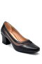 Kindep Papatya Short Heeled Women's Shoes Black