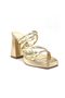 Kindep Daily Thick Heeled Platform Women's Slippers Gold