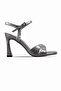 Abely Women's Cross Strap Detailed Heeled Shoes 4077
