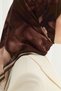 Lotus Pattern Soft Scarf - Khaki - 4