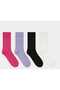 4' Pair of Women's Scented Bamboo Long Socks - 2