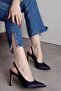 Leny Women's Open Back Pointed Toe Heeled Shoes 4075 - 6