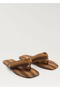 Woven Striped Slippers