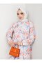 Women's Patterned Chiffon Dress - 4