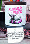 حامل أقلام سيراميك مطبوع عليه صورة بقرة من Summer Vibes منظم سطح المكتب - 2