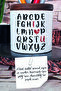Alphabet I Love You Printed Valentine's Gift Printed Ceramic Pen Holder Desktop Organizer - 2