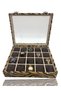 Diji 20 Watch Box Watch Case Tiger with Cream Brown Cushion Inside