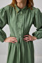 Belt Shirt Collar Dress - 4