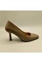 Beatriz Mink Leather Triangle Heeled Women's Shoes