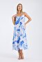 Patterned Strap Dress - 5