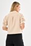 Short Shirt with Hidden Button Sleeve Detail - 6