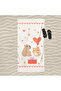 Capybara Patterned Quick Dry 75X150 cm Beach Towel – Printed