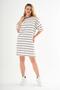 Crew Neck Oversize Dress (B25-39401)