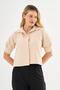 Short Shirt with Hidden Button Sleeve Detail - 4