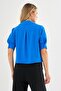 Short Shirt with Hidden Button Sleeve Detail - 6