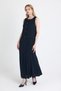 Black Front Button Pleated Dress 251627 - 2