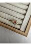 Gold Red Heart Plate Ring