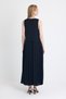 Black Front Button Pleated Dress 251627 - 5