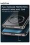 غلاف هاتف متوافق مع هاتف Huawei Honor Magic 4/4 Pro، غطاء خلفي شفاف صلب من البولي كربونات، غطاء خلفي ناعم ممتص للصدمات - 4