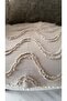 Wavy Pompom Sofa Cover That Covers the Seating Area |   Armchair Cover 70X95 cm Beige - 4