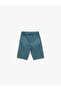 Cotton Waist Lace Pocket Basic Shorts