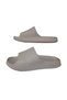 Men's Cream Striped Open Front Bathroom Garden Pool Slippers - 3