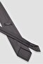 Tie 8 cm Microfiber Polyester Gray Men's Plain Tie - 3