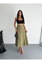 Women's Woven Fabric Blouse Long Skirt 90 cm Full Length - 8