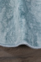 Lunessa Blue Oval Nordic Pattern Soft Non-Slip Machine Washable Bath Mat Set of 2 - 3
