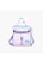 Floral Print Lunch Bag with Adjustable Strap and Buckle Closure