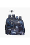 League Printed Lunch Bag with Adjustable Strap and Zip Closure - 6
