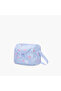 Heart Print Lunch Bag with Zip Closure and Strap - 2