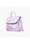 Printed Lunch Bag with Adjustable Strap and Flap Closure - 2