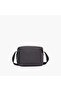 Solid Lunch Bag with Zip Closure and Strap - 3