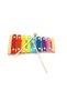 Xilofon din lemn, 8 note muzicale, multicolor