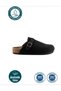 Women's & Men's Unisex Cork Sole Felted Comfort Model Winter Closed-Front Felt Model Sabo Daily Comfortable House Slippers - 2