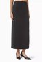 Straight Cut Maxi Skirt with Slit and Elegant Silhouette