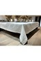Azra Linen Fabric Dining Table Cover 160X220 cm - 2