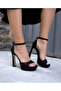 Single Strap Platform High Heeled Evening Dress Shoes 13Cm-Feli̇syabuti̇k - 2