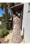 Imported Chiffon Lined Long Halter Dress - 6