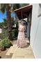 Imported Chiffon Lined Long Halter Dress - 4