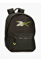 Logo Print School Backpack with Adjustable Straps and Zip Closure - 38x19x43 cm