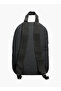 Logo Print School Backpack with Adjustable Straps and Zip Closure - 38x19x43 cm - 3