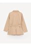LCW Kids Hooded Basic Girl's Trench Coat - 3