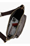 Women Monogram Print Crossbody Bag with Detachable Strap and Zip Closure - W 16 x H 20.5 x D 8 cm - 7