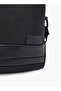 Men Textured Crossbody Bag with Adjustable Strap and Zip Closure - W 16 x H 20 x D 6.5 cm - 5