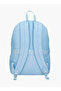 Logo Print School Backpack with Adjustable Straps and Zip Closure - 38x19x43 cm - 3