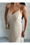 Women's Stone Thin Strap Stone Detailed Midi Dress - 3